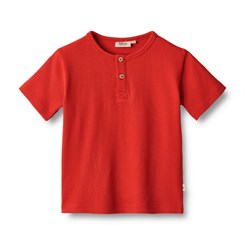 Wheat kortærmet T-shirt Lumi - Red